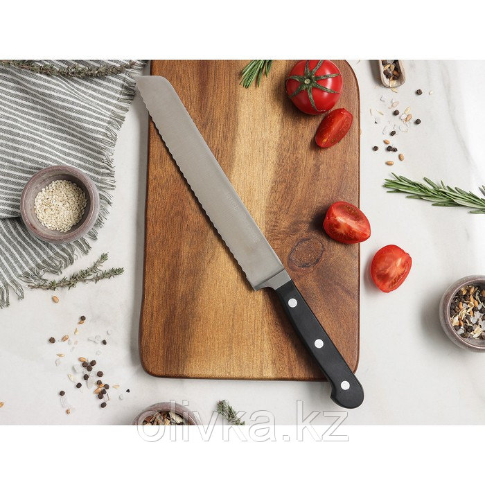 Нож хлебный Classic, лезвие 22 см - фото 6 - id-p113263125