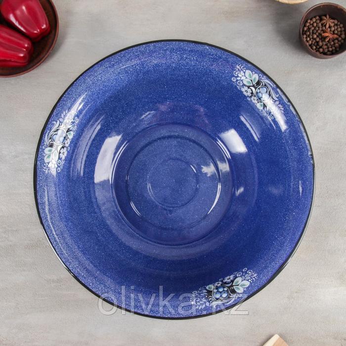 Набор посуды «Голубика», 4 предмета: ведро 12 л, таз 12 л, чайник 3,5 л, ковш 1 л - фото 2 - id-p113258015
