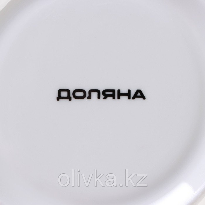 Чайная пара фарфоровая Доляна «Зайка», 2 предмета: чашка 250 мл, блюдце d=15 см, цвет белый - фото 7 - id-p113257222
