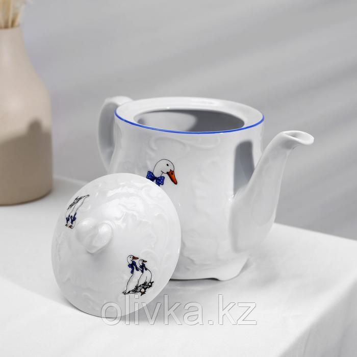 Чайный сервиз на 6 персон «Рококо. Гуси», 15 предметов - фото 3 - id-p113245516