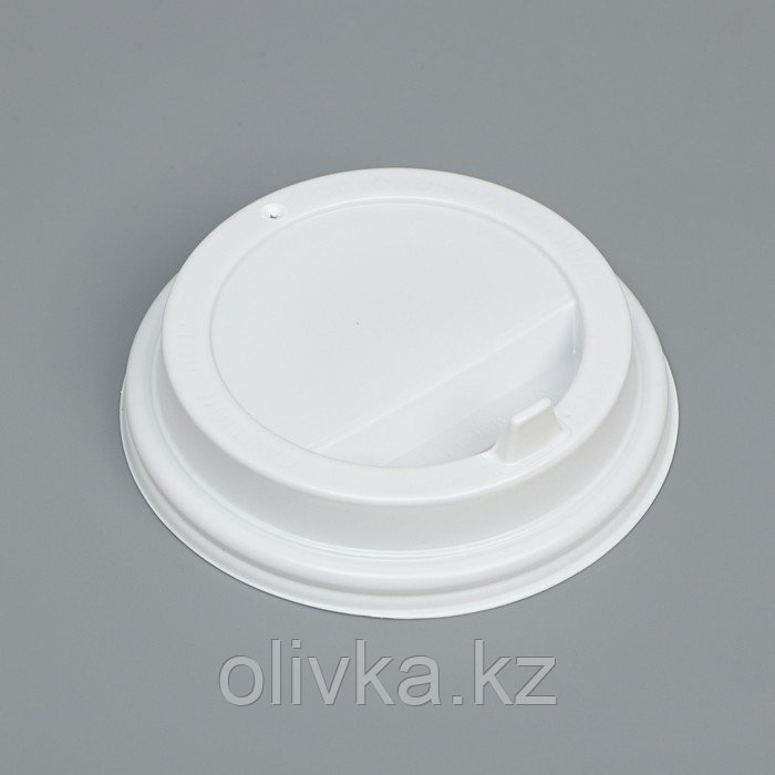 Крышка одноразовая для стакана "Белая" диаметр 90 мм - фото 1 - id-p113269041