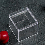 Чаша «Куб», 60 мл, 4,7×4,7 см, цвет прозрачный, фото 2
