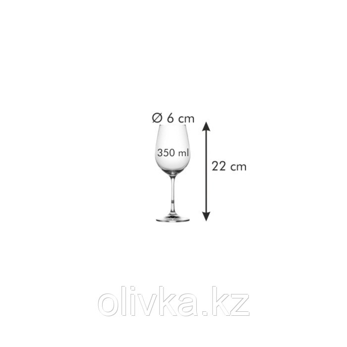 Набор бокалов для вина Tescoma Uno Vino, 350 мл, 6 шт - фото 2 - id-p113270011