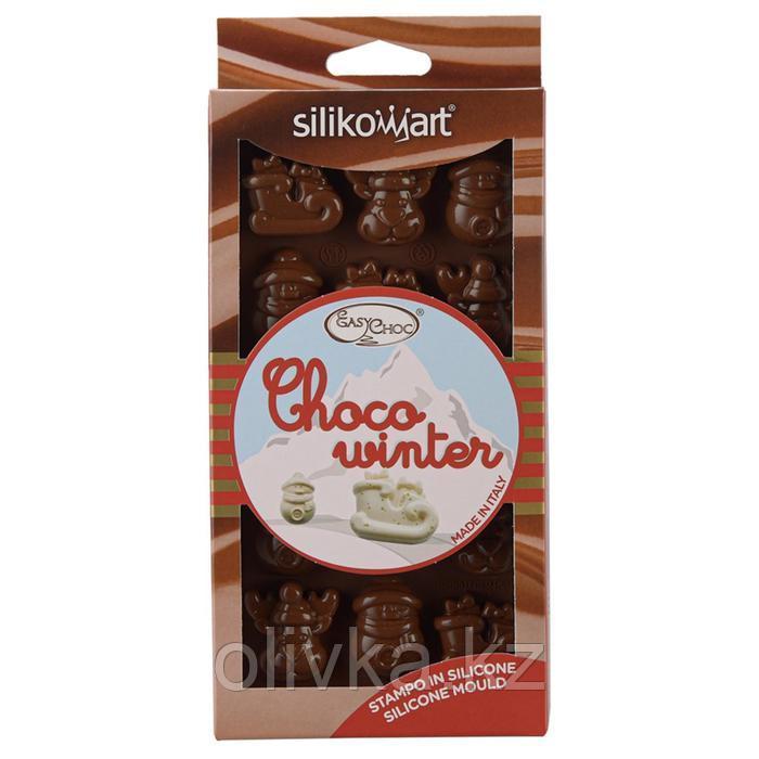 Форма для приготовления конфет Choco winter, силиконовая - фото 7 - id-p113259706