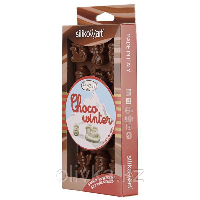 Форма для приготовления конфет Choco winter, силиконовая - фото 8 - id-p113259706