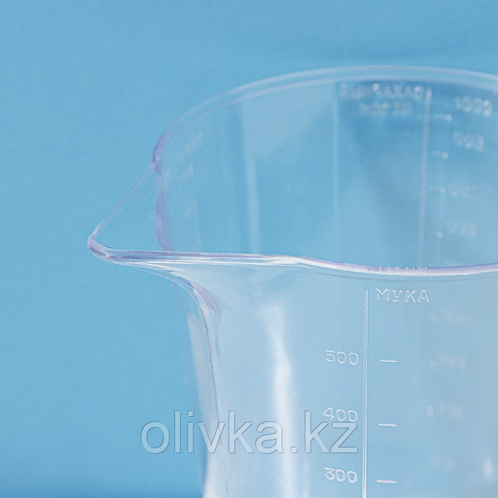Мерная кружка Darel plastic, 1 л, цвет прозрачный - фото 3 - id-p113250123