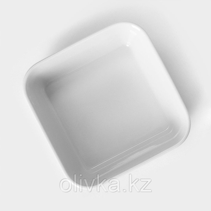 Форма для запекания фарфоровая квадратная «Бельё», 11×11 см - фото 2 - id-p113245556