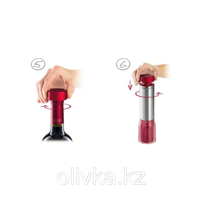 Штопор электрический Tescoma Uno vino, с ножом для фольги и подсветкой - фото 4 - id-p113270029
