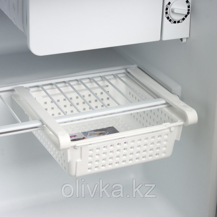 Органайзер для холодильника раздвижной «Лофт», 19,7×20×7,7 см, цвет белый - фото 2 - id-p113269058
