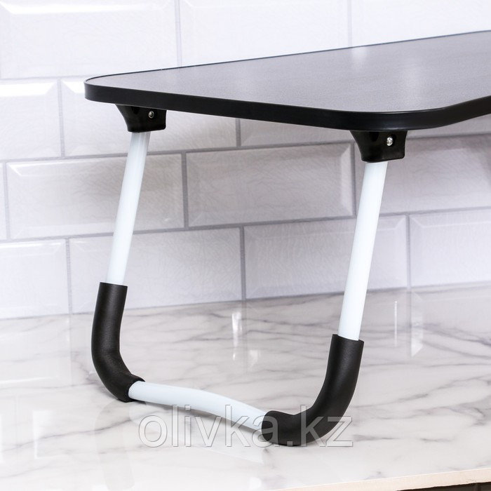 Столик - поднос для завтрака, для ноутбука, складной, серый, 60х40 см - фото 5 - id-p113269069