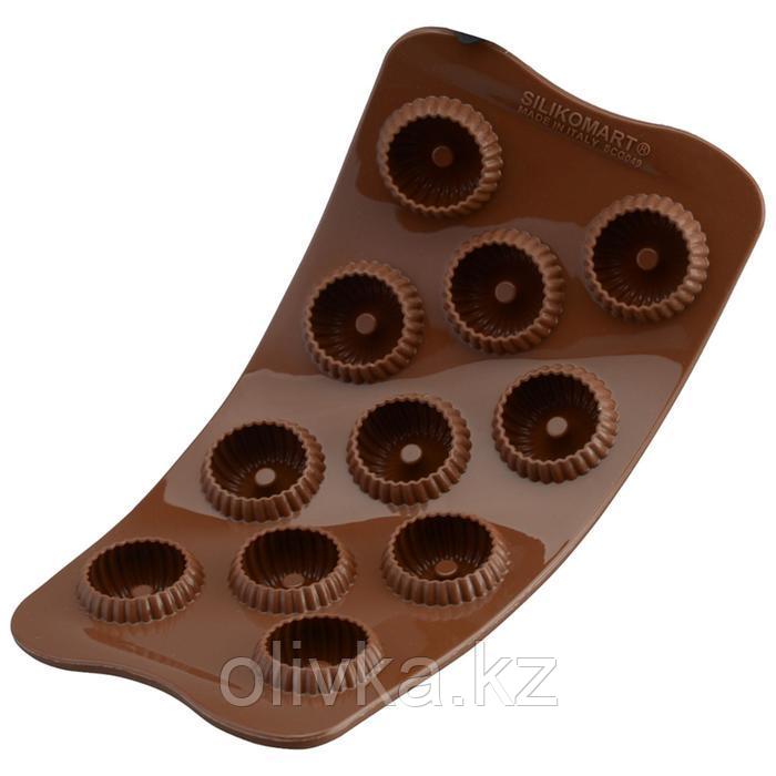 Форма для приготовления конфет Choco crown 11×24 см, силиконовая - фото 6 - id-p113259715