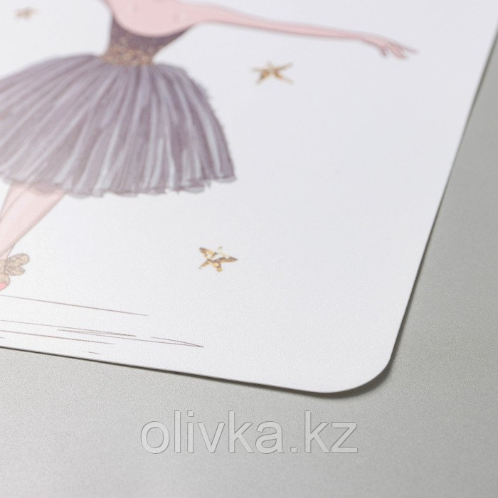 Салфетка сервировочная на стол Ballet, 43×28 см, цвет белый - фото 3 - id-p113263985