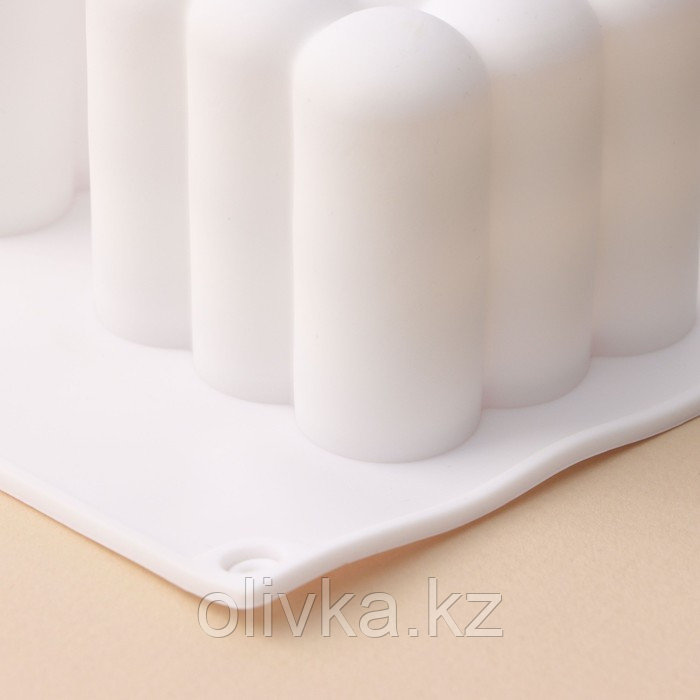 Форма силиконовая для муссовых десертов и выпечки KONFINETTA «Рафаэль», 29,7×17,5×5,7 см, 6 ячеек (6,2×6,2 - фото 4 - id-p113252863