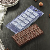 Форма для шоколада и конфет пластиковая «Оригинальный», 7×15×1 см, цвет прозрачный