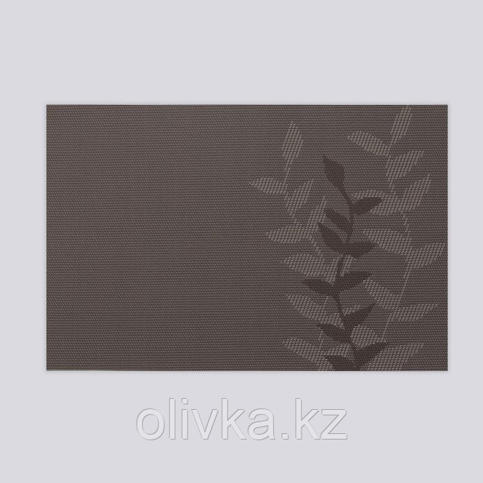 Салфетка сервировочная на стол «Росток», 45×30 см, цвет серый - фото 2 - id-p113243721