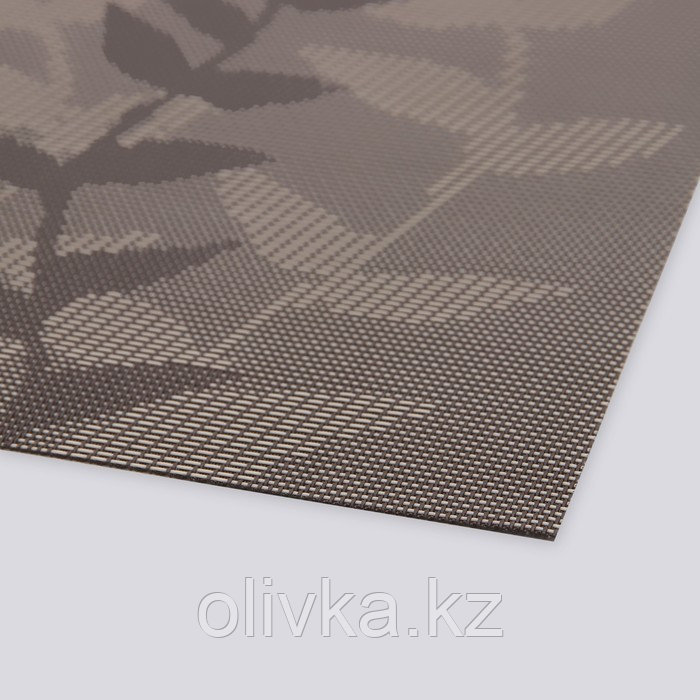 Салфетка сервировочная на стол «Росток», 45×30 см, цвет серый - фото 3 - id-p113243721
