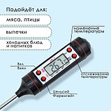 Термометр (термощуп) электронный на батарейках, в чехле, фото 2