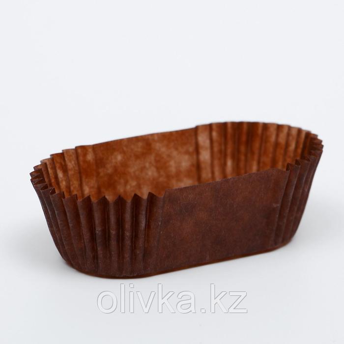 Форма для выпечки коричневая, форма овал, 2,5 х 5,5 х 2 см - фото 1 - id-p113257281