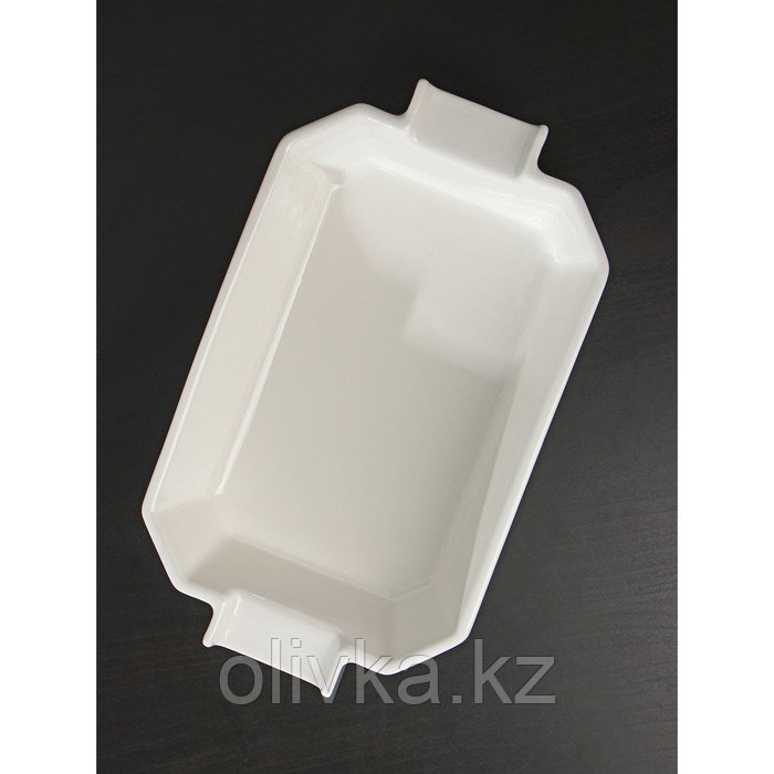 Форма для выпечки из жаропрочной керамики BellaTenero, 1000 мл, 25,6×14,9×6,2 см, цвет белый - фото 5 - id-p113272003
