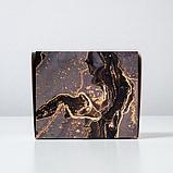 Коробочка для кондитерских изделий  «Мрамор», 17 × 20 × 6 см, фото 3