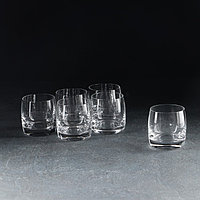 Набор стаканов для виски «Идеал», 6 шт, 230 мл, хрустальное стекло