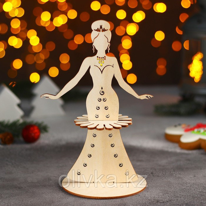 Салфетница деревянная Доляна «Прекрасная невеста», 21,5×14,5 см - фото 2 - id-p113266569