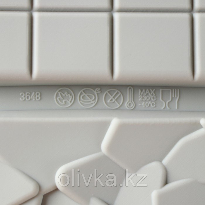 Форма силиконовая для шоколада Доляна «Шоколадное ассорти», 20×15 см, 9 ячеек, цвет розовый - фото 5 - id-p113266573