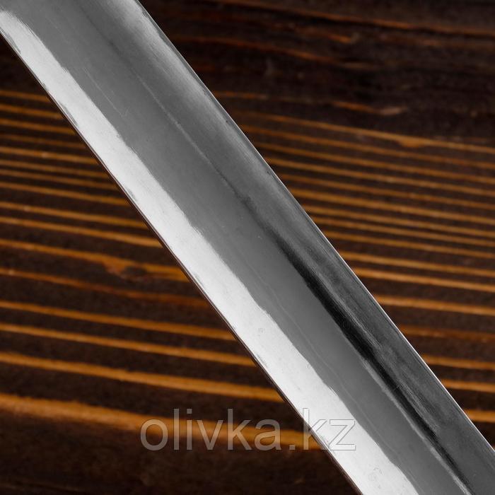 Поварешка для казана узбекская 61см, диаметр 16см с деревянной ручкой - фото 7 - id-p113258121