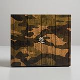 Коробочка для кондитерских изделий «С днём Защитника Отечества», 17 × 20 × 6 см, фото 4