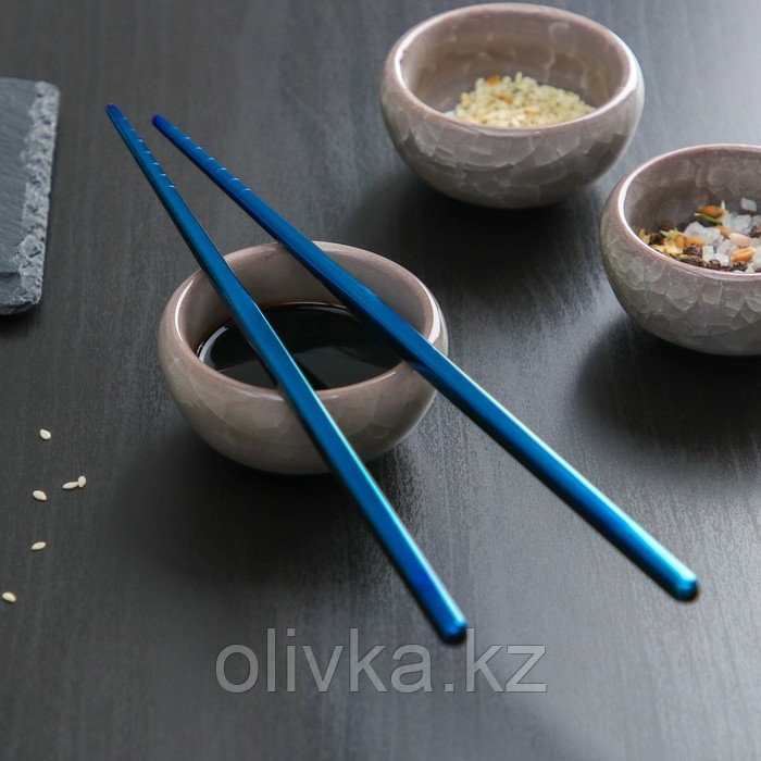 Палочки для суши Bacchette, длина 21 см, цвет синий - фото 2 - id-p113264870