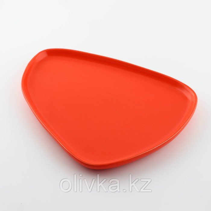 Тарелка нестандартной формы «Оранжевая», 28 х 22 см - фото 2 - id-p113262404