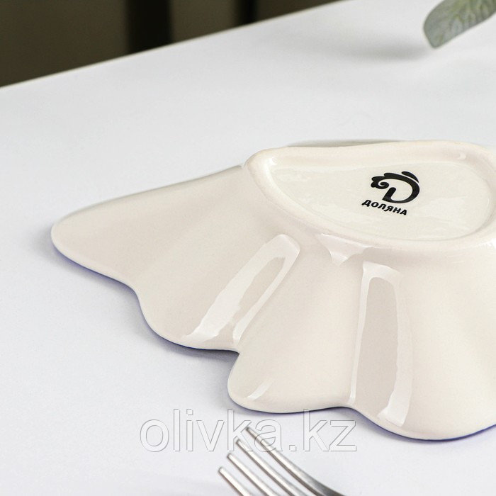 Блюдо сервировочное Доляна «Емеля», 21×15×4,5 см, цвет белый - фото 3 - id-p113257306