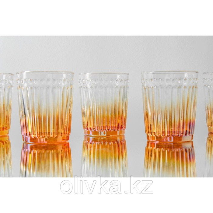 Стакан стеклянный «Босфор», 250 мл, 8×10 см, цвет градиент золото - фото 3 - id-p113258151