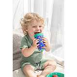 Стакан детский с декором, 380 ил., цвет зеленый, фото 2