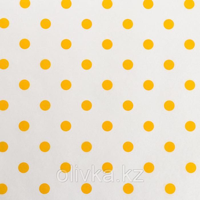 Бумага силиконизированная «Горох», желтый, для выпечки, 0,38 х 5 м - фото 3 - id-p113259785