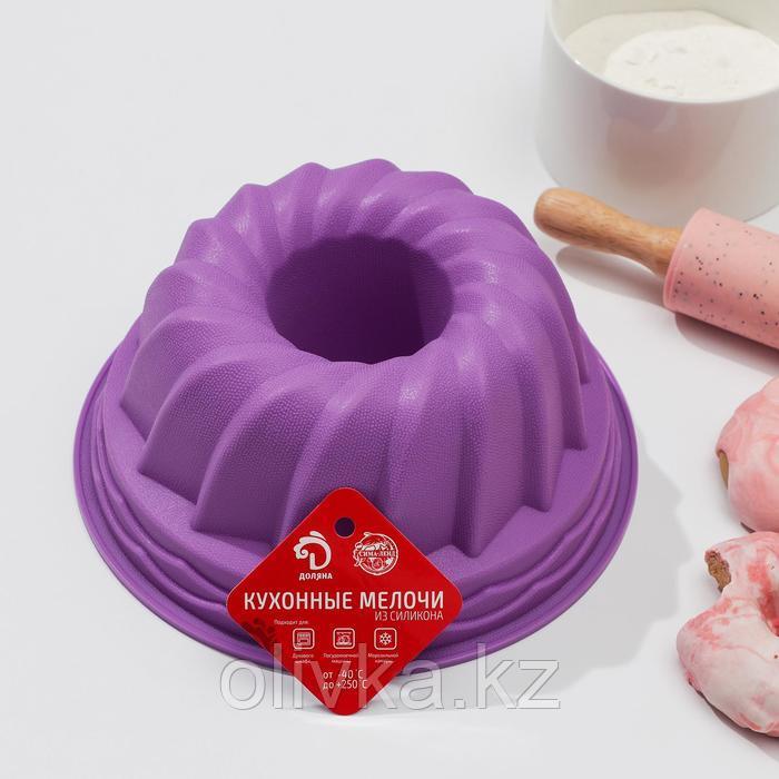 Форма силиконовая для выпечки Доляна «Немецкий кекс. Заварное печенье», 19×19 см, цвет МИКС - фото 4 - id-p113242760