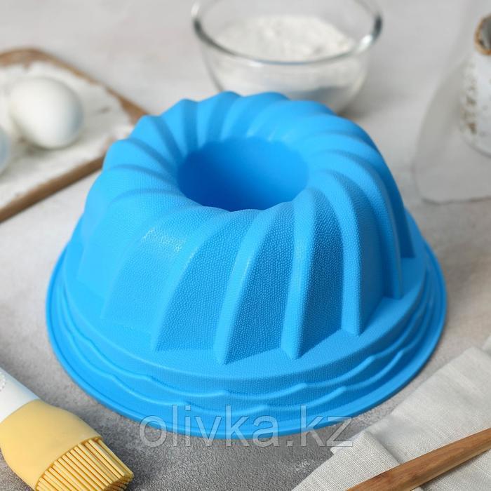 Форма силиконовая для выпечки Доляна «Немецкий кекс. Заварное печенье», 19×19 см, цвет МИКС - фото 5 - id-p113242760