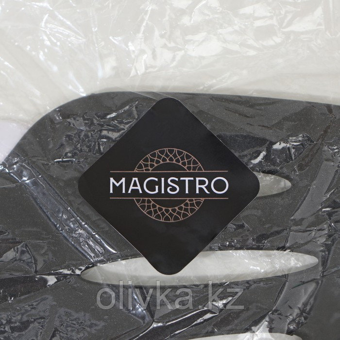 Лопатка с прорезями Magistro Black, 3,5×8×33 см, нейлон - фото 4 - id-p113263252
