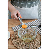 Сепаратор для яиц Доляна, нержавеющая сталь, цвет хромированный, фото 2