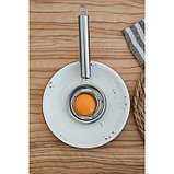 Сепаратор для яиц Доляна, нержавеющая сталь, цвет хромированный, фото 3