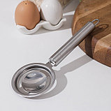 Сепаратор для яиц Доляна, нержавеющая сталь, цвет хромированный, фото 4