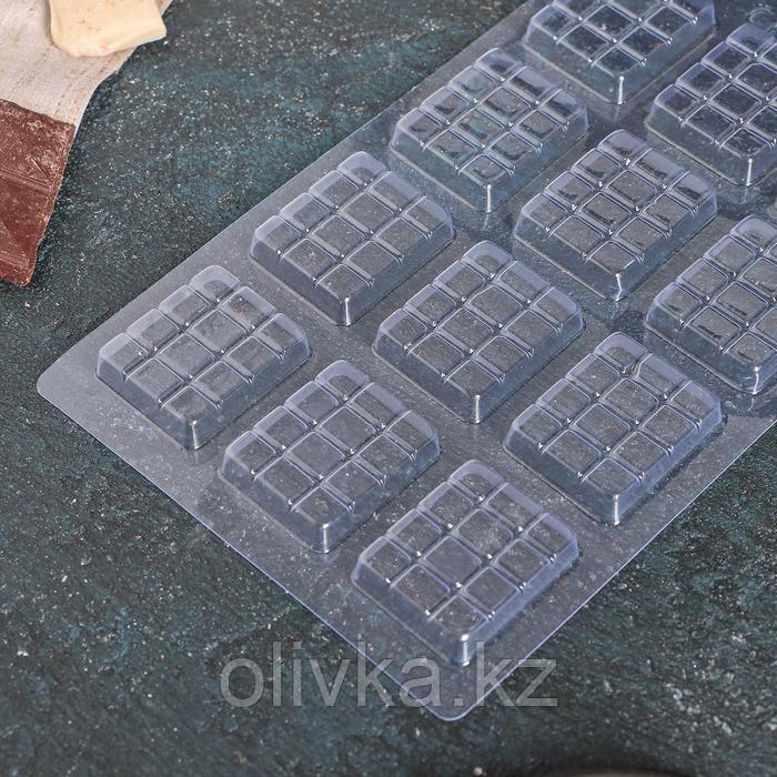 Форма для шоколада и конфет «Вкусная плитка шоколада», 22×13 см - фото 2 - id-p113254685