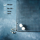Решётка для глазирования и остывания кондитерских изделий KONFINETTA, 40×25×1,5 см, цвет чёрный, фото 3