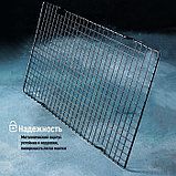 Решётка для глазирования и остывания кондитерских изделий KONFINETTA, 40×25×1,5 см, цвет чёрный, фото 4