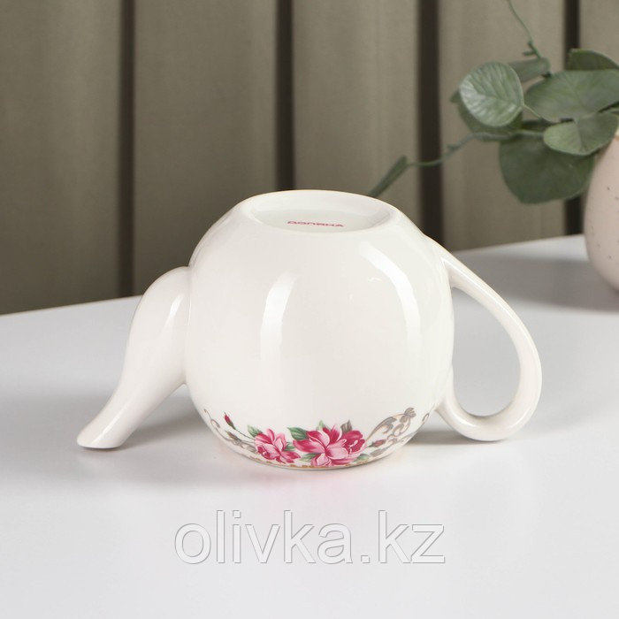 Чайник фарфоровый заварочный «Аделин», 800 мл, цвет белый - фото 3 - id-p113252038