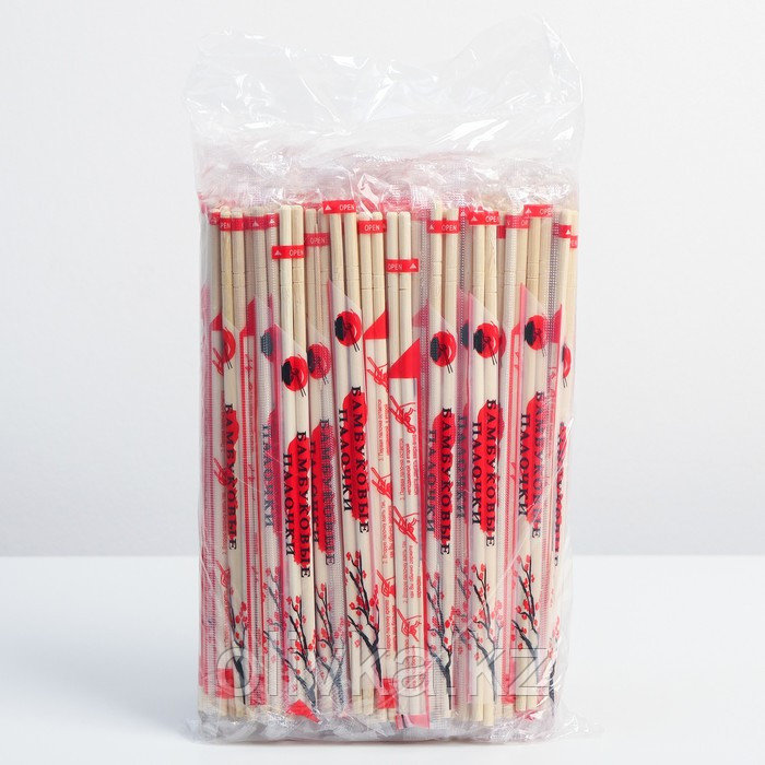 Палочки для еды, с зубочисткой, бамбук, 20 см - фото 2 - id-p113264057