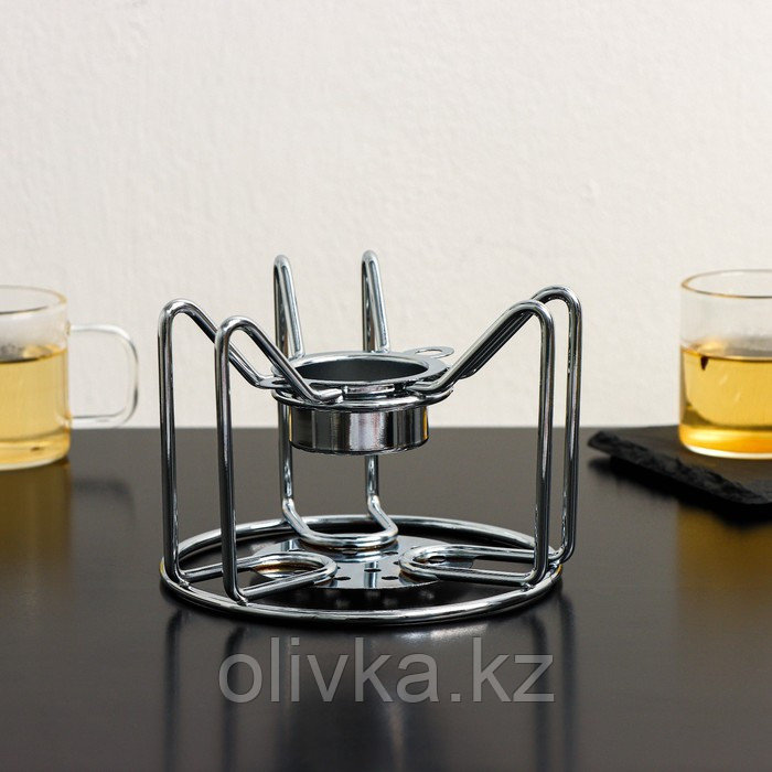 Подставка для чайника со свечкой Доляна «Романтика», 11,5×11,5×9 см - фото 2 - id-p113258168