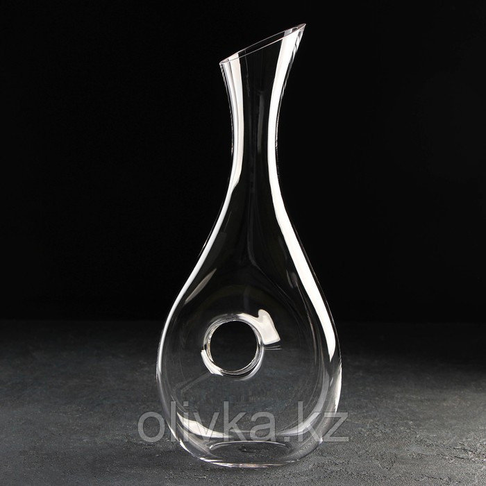 Декантер стеклянный для вина Magistro «Рислинг», 1,1 л, 15,5×10×36 см - фото 2 - id-p113244705