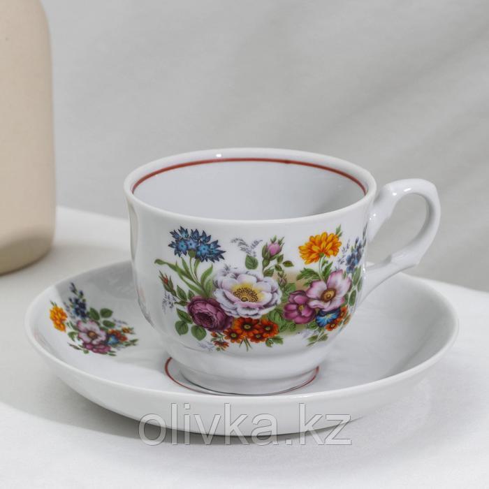 Сервиз чайный «Букет цветов», 15 предметов - фото 6 - id-p113244709