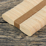 Набор деревянных палочек для мороженого, 7,5×1,1-1,5 см, 100 шт, фото 4